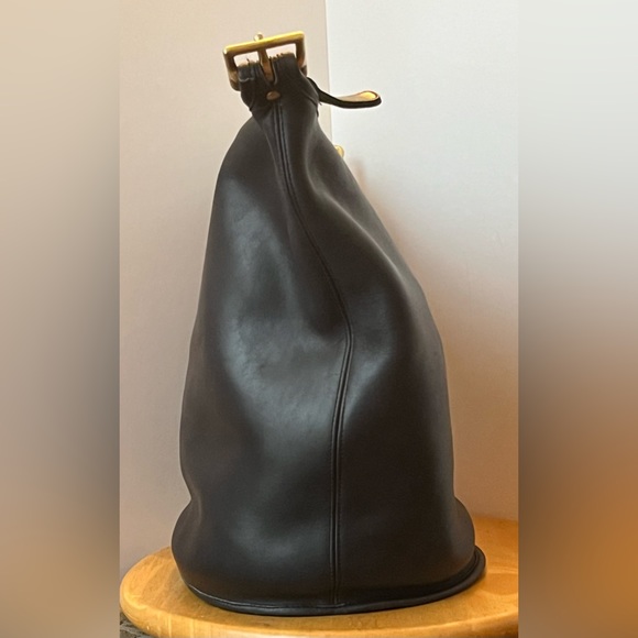 Vintage Coach Duffle Sac Black XL Made in New York City - Picture 5 of 17